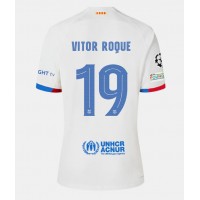 Dres Barcelona Vitor Roque #19 Gostujuci 2023-24 Kratak Rukav